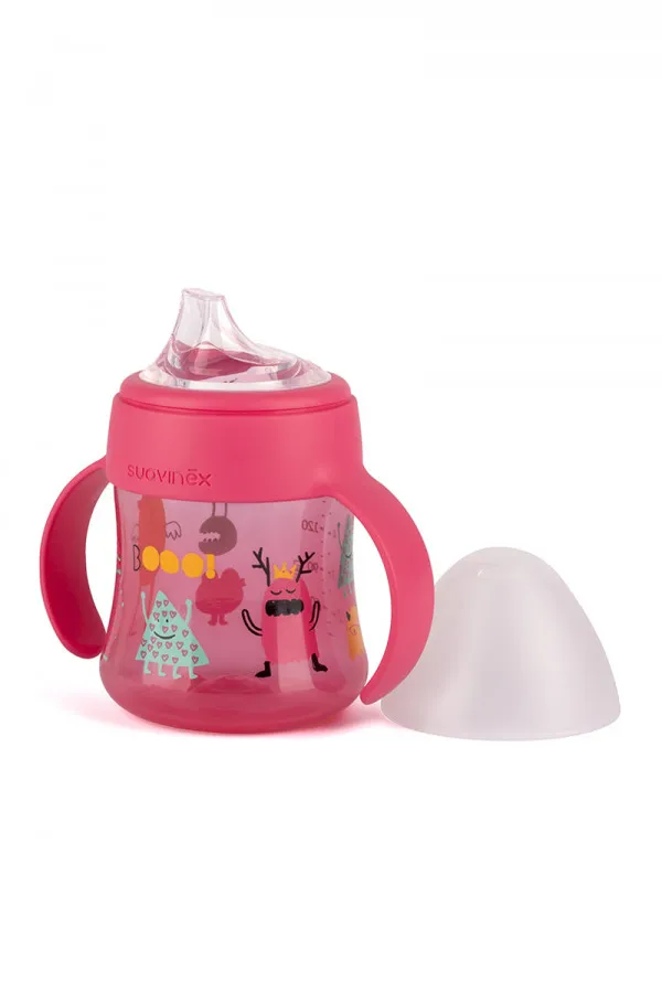 FLASICA SA SILIKONSKIM PISKOM 150 ML +4M ROZE (3157989) 